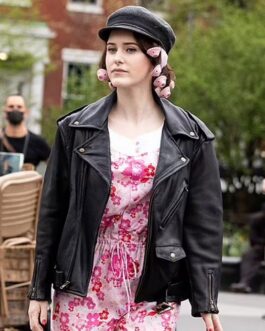 The Marvelous Mrs Maisel Season 04 Rachel Brosnahan Leather Jacket