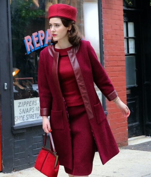 The Marvelous Mrs Maisel Season 04 Rachel Brosnahan Coat - Image 3