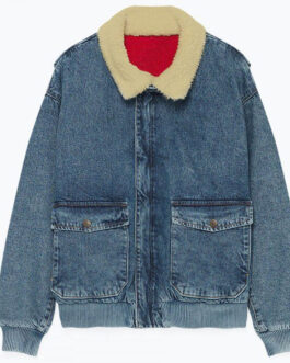 Taylor Hickson Motherland Fort Salem Denim Bomber Jacket