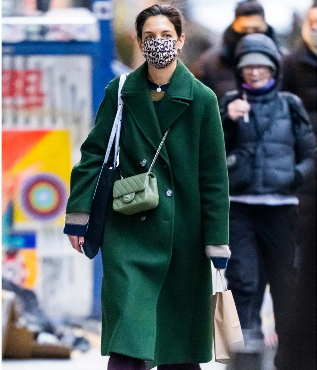 Rare Objects Katie Holmes Wool Coat - Image 2