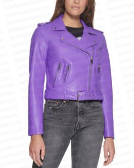 Raven’s Home Raven Symone Purple Leather Jacket