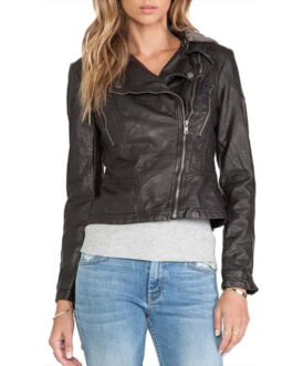 The Vampire Diaries S07 Leslie-Anne Panaligan Leather Jacket