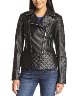 Bad Judge Kate Walsh Quilted Leather Jacket