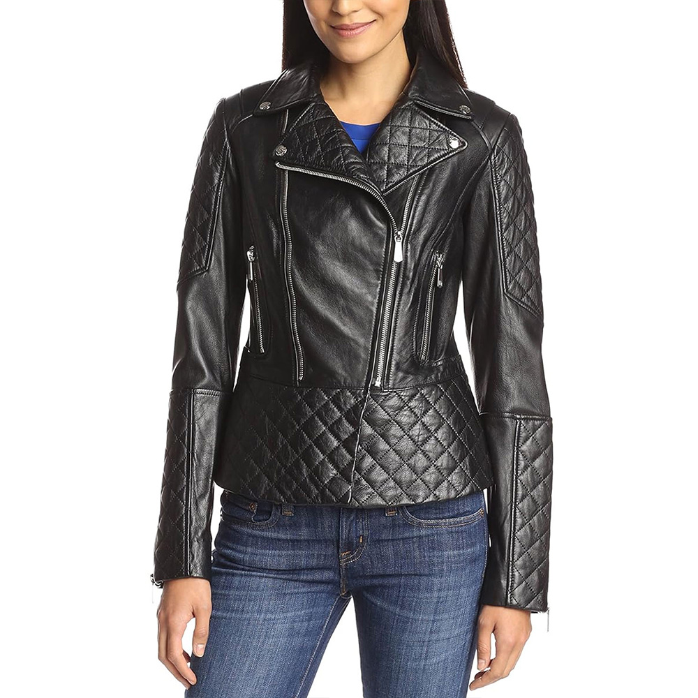 Bad Judge Kate Walsh Quilted Leather Jacket