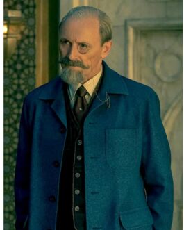 The Umbrella Academy Season 3 Colm Feore Blue Wool Coat