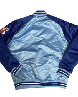 Reload Atlanta Braves Blue Satin Jacket