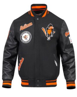 Baltimore Orioles Retro Classic Rib Varsity Jacket