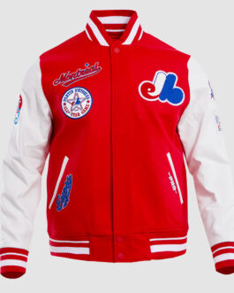 Montreal Expos Retro Classic Rib Varsity Jacket