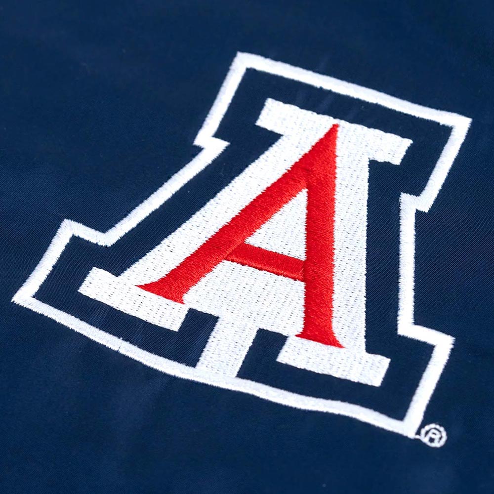 Arizona Wildcats Script Navy Retro Bomber Jacket - Image 3