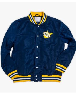 West Virginia Mountaineers Blue Bomber Jacket
