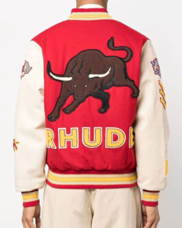 Rhude Bull Market Varsity Jacket
