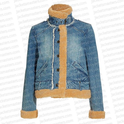 Ride Tiera Skovbye Denim Shearling Jacket - Image 6