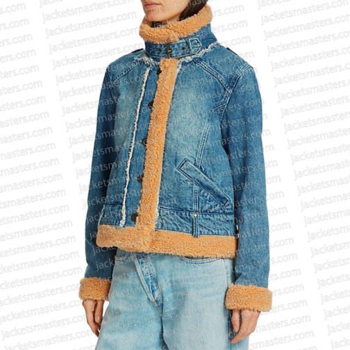 Ride Tiera Skovbye Denim Shearling Jacket - Image 4