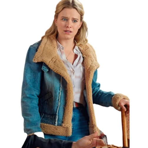 Ride Tiera Skovbye Denim Shearling Jacket - Image 8