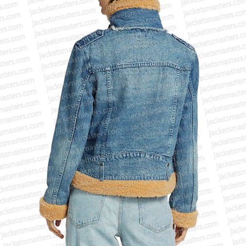 Ride Tiera Skovbye Denim Shearling Jacket - Image 3