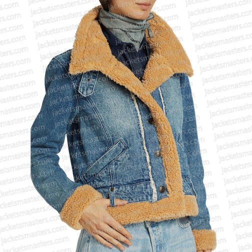 Ride Tiera Skovbye Denim Shearling Jacket - Image 5