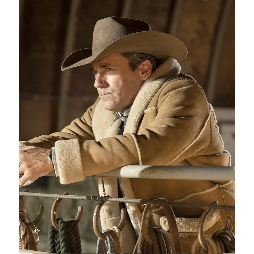 Jon Hamm Fargo Shearling Leather Jacket - Image 10