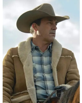 Jon Hamm Fargo Shearling Leather Jacket