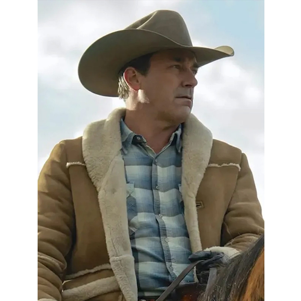 Jon Hamm Fargo Shearling Leather Jacket - Image 2