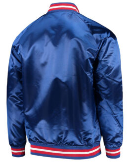 Royal Atlanta Braves Lightweight Satin Jacket