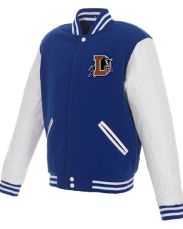 Varsity Durham Bulls Full-Snap Royal/White Jacket