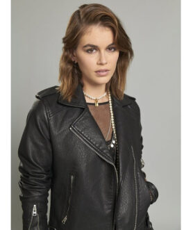 Kaia Gerber American Horror Stories Leather Jacket