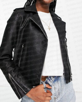 Kaia Gerber American Horror Stories Leather Jacket