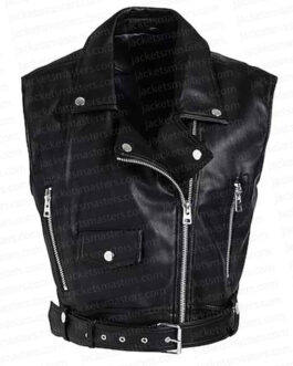 Poker Face Chloë Sevigny Leather Vest