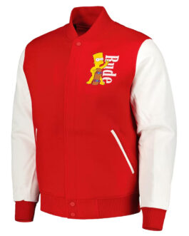 Freeze Max Rude The Simpsons Varsity Jacket