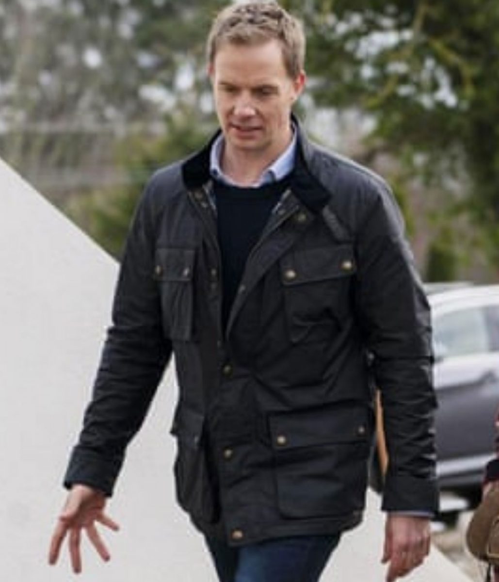 The Drowning Rupert Penry Jones Black Jacket - Image 3