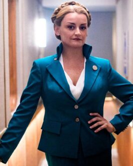 Snowpiercer Alison Wright Blue Blazer