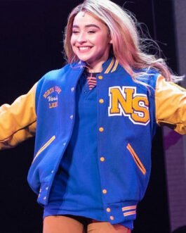 Sabrina Carpenter Mean Girls on Broadway Varsity Jacket