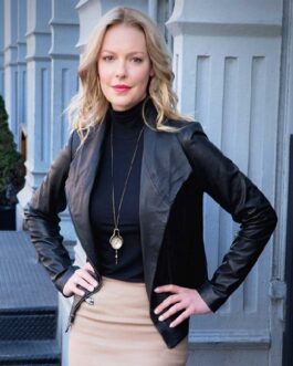 Doubt Katherine Heigl Black Leather Jacket