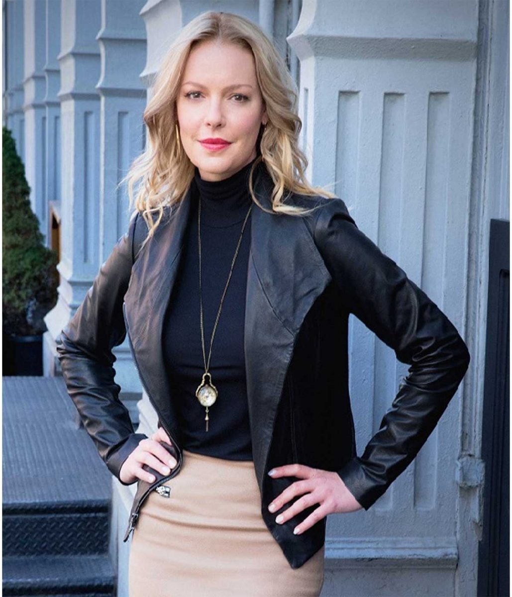 Doubt Katherine Heigl Black Leather Jacket