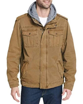 The Patient Domhnall Gleeson Brown Cotton Jacket
