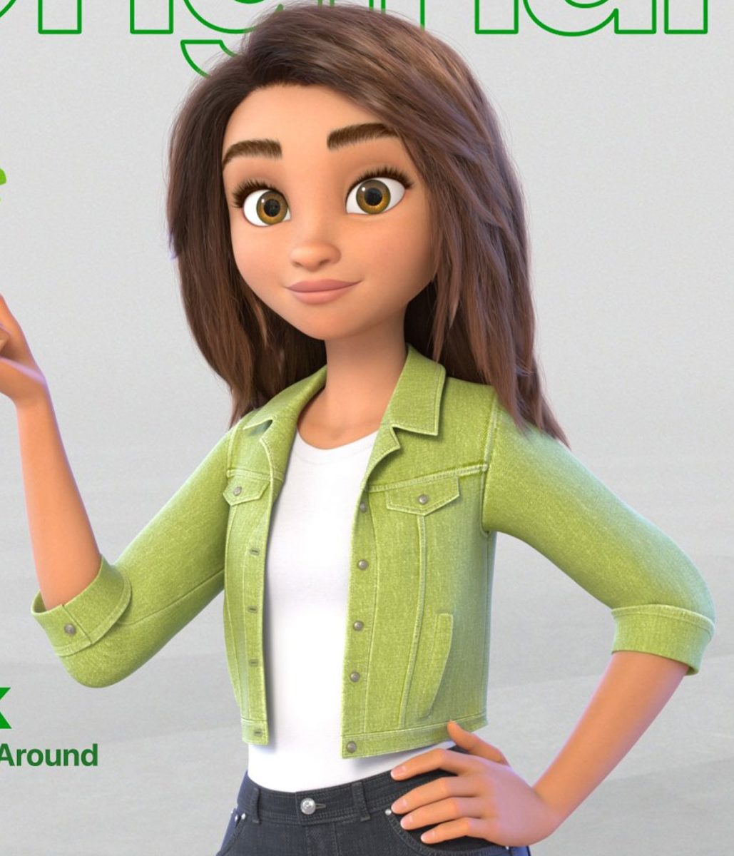 Sam Greenfield Luck Green Cropped Leather Jacket - Image 2