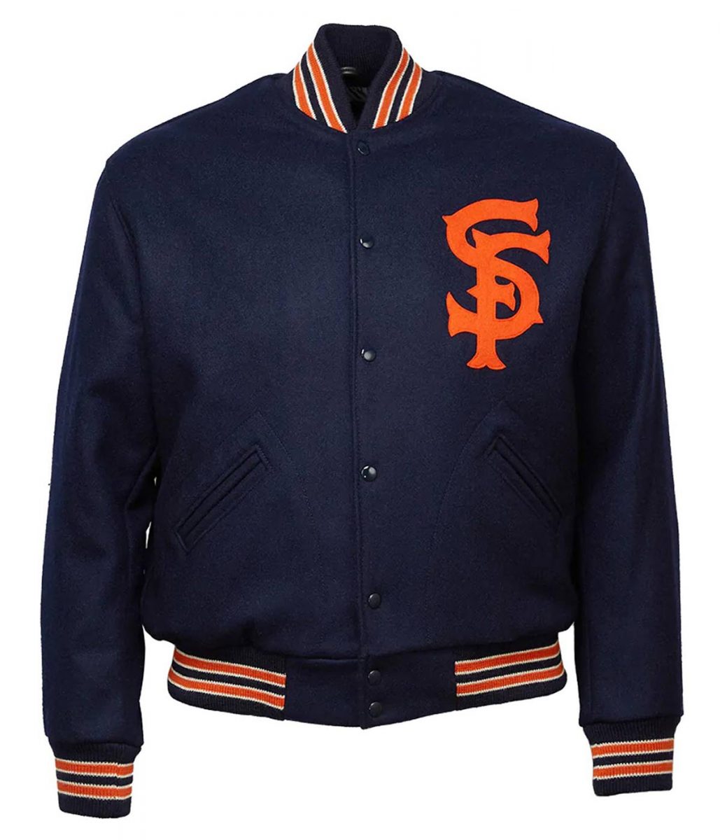 San Francisco Seals 1940 Varsity Navy Wool Jacket