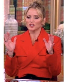 Sara Haines The View Red Jacket