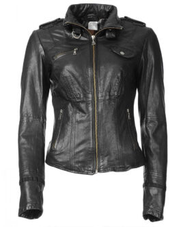 Arrow Season 2 Caity Lotz Leather Jacket