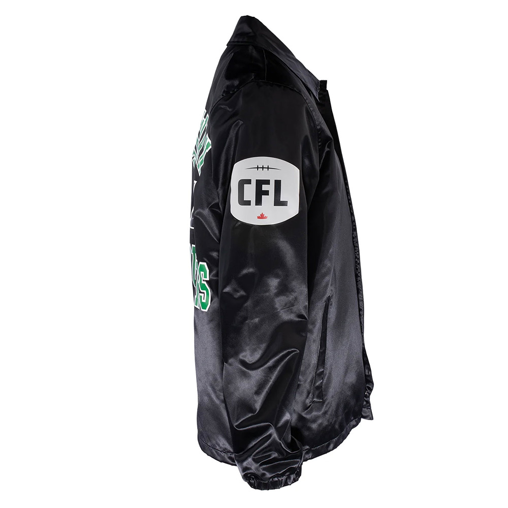 Saskatchewan Roughriders Coaches Black Windbreaker Jacket - Image 4