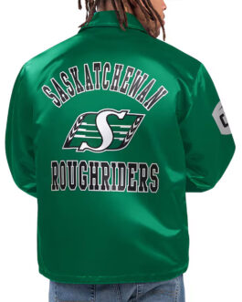 Saskatchewan Roughriders Option Route Green Coaches Jacket