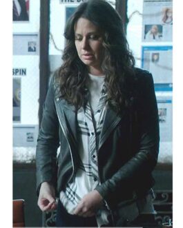 Scandal Season 4 Katie Lowes Leather Jacket