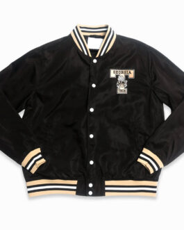 Georgia Tech Script Black Bomber Jacket