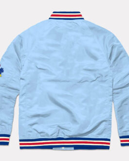 Script Kansas Jayhawks Light Blue Jacket