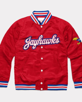 Kansas Jayhawks Script Red Jacket