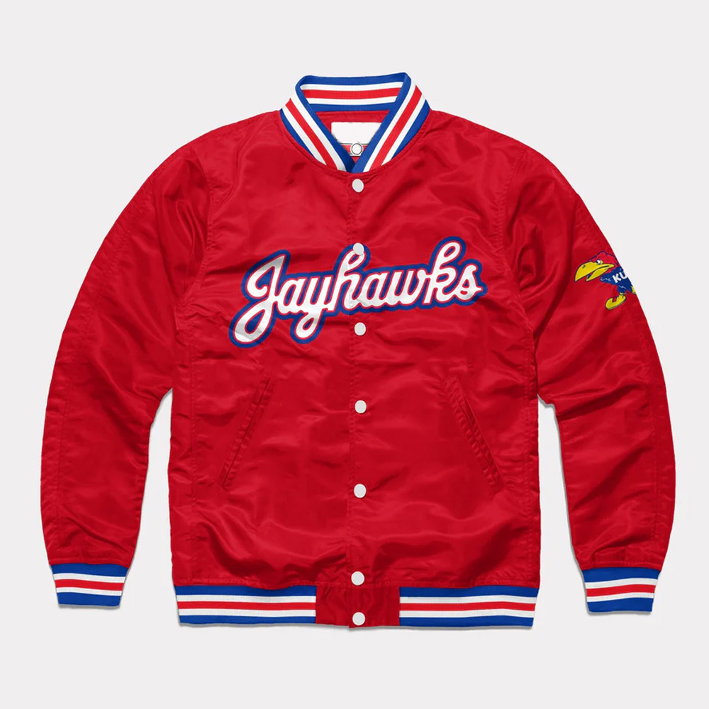 Kansas Jayhawks Script Red Jacket
