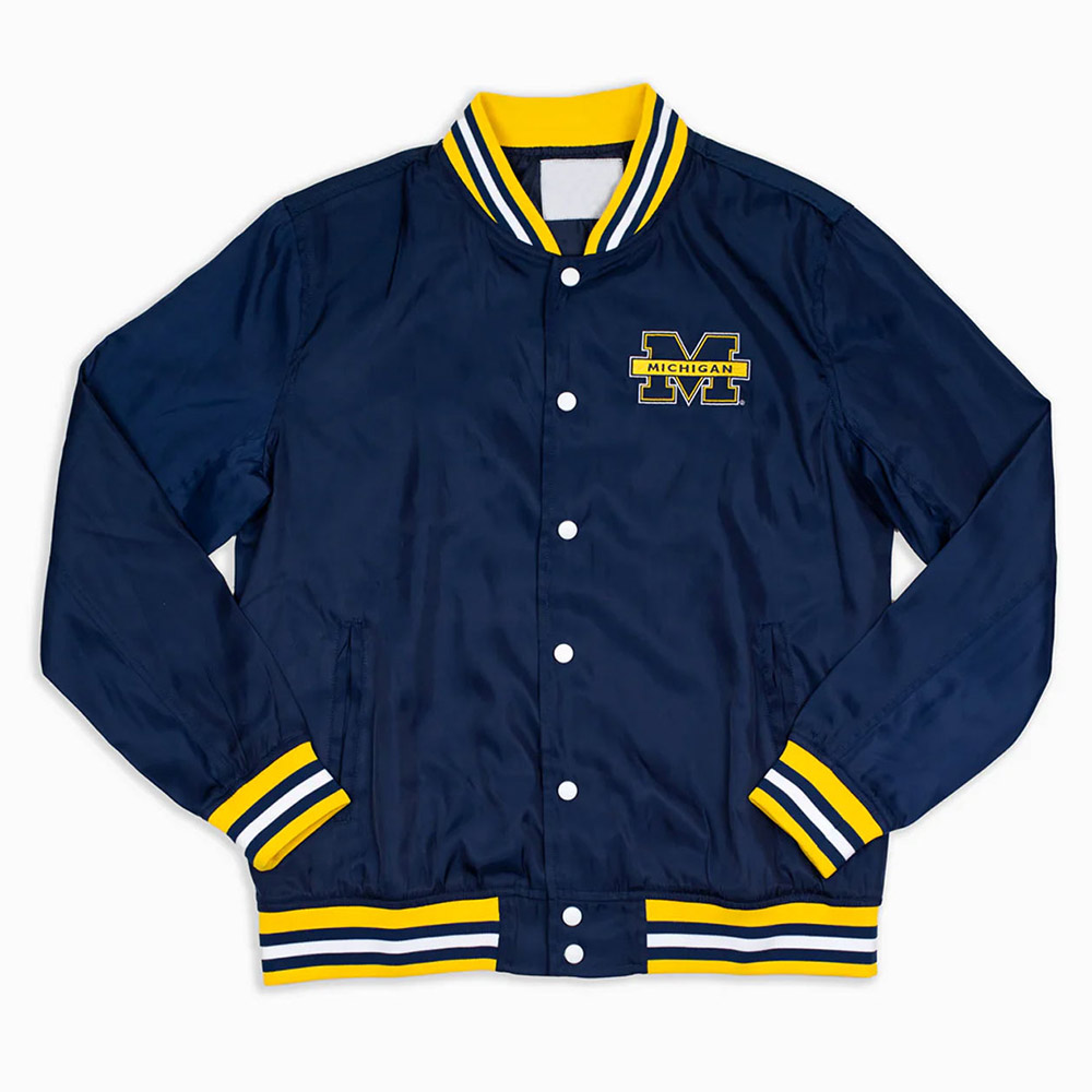 Michigan Wolverines Navy Script Jacket