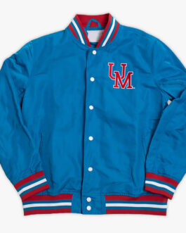 Ole Miss Vintage-Inspired Script Bomber Jacket