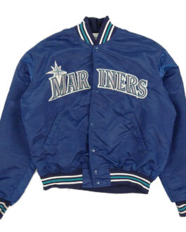 90’s Seattle Mariners Navy Bomber Jacket