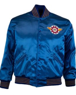 Blue 1969 Seattle Pilots Satin Jacket